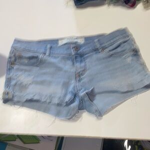 Abercrombie & Fitch junior girls jean shorts.